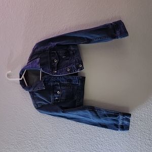 Crop jean jacket
